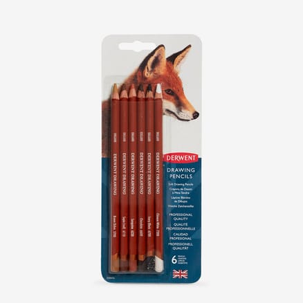 Derwent : Drawing Pencil : Set of 6