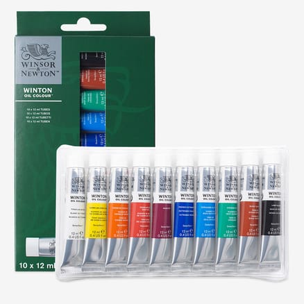 Winsor & Newton : Winton : Oil Paint : 12ml : Set of 10