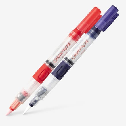 Caran d'Ache : Reservoir Travel Brushes