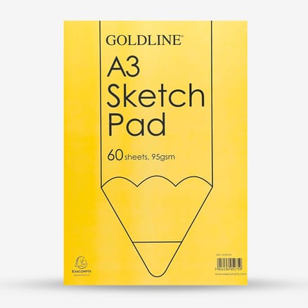 Goldline : Glued Sketch Pads : 95 gsm