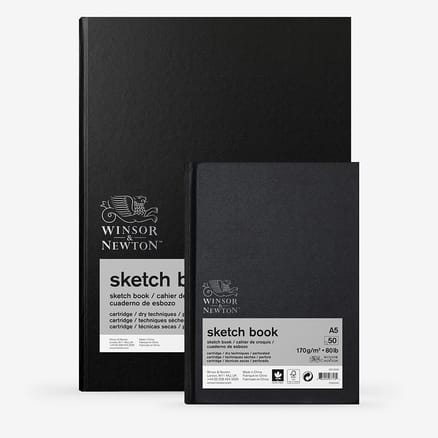 Winsor & Newton : Hardbound Sketch Book : 200gsm : 50 Sheets