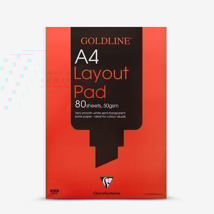 Goldline : Layout Pad : 50gsm : A4 21x29.7cm (Apx.8x12in)