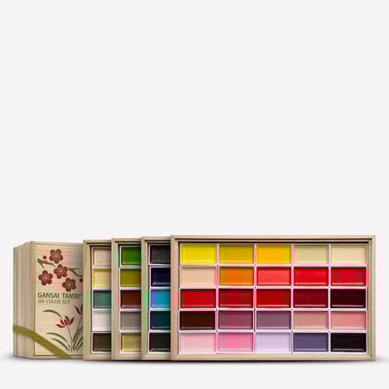 Kuretake : Gansai Tambi Japanese Watercolour : Large Pan : Set of 100 : Limited Edition