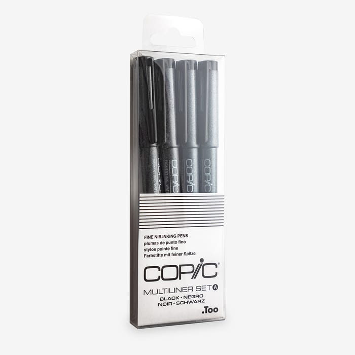 Copic Multiliner 0.3 Sepia Pigment Ink Pen - Fine Liner For Sketching & Art